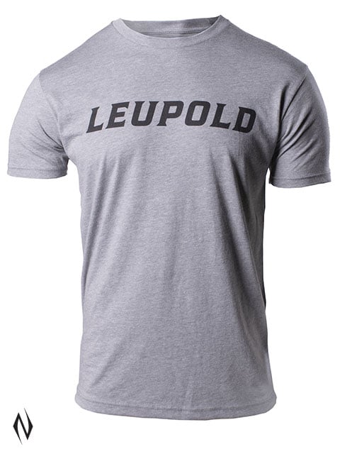 LEUPOLD WORDMARK TEE GRAPHITE HEATHER LARGE Image
