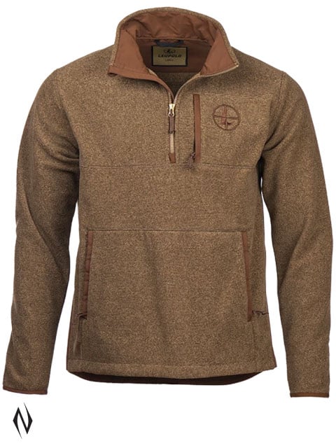 LEUPOLD MAKE READY 1/4 ZIP FLEECE BONE BROWN LARGE Image