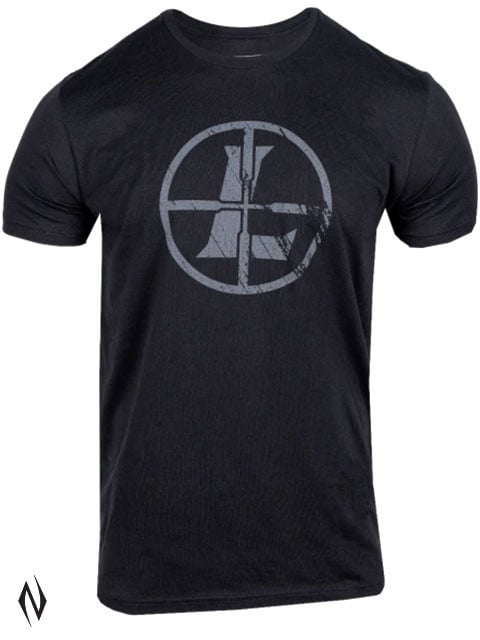 LEUPOLD DISTRESSED RETICLE TEE BLACK L Image