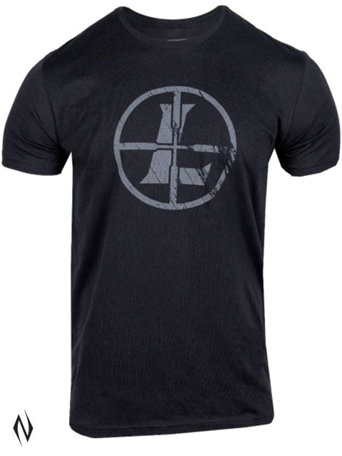 LEUPOLD DISTRESSED RETICLE TEE BLACK XL Image
