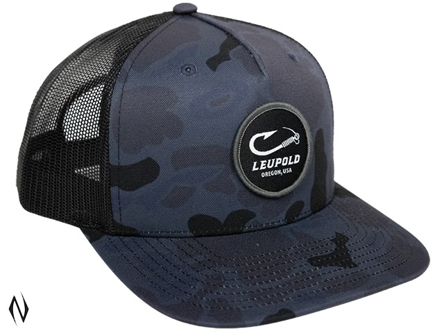 LEUPOLD FISHHOOK CAMO TRUCKER HAT Image