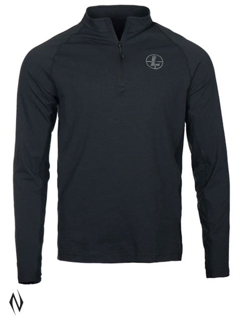 LEUPOLD COVERT PRO 1/4 ZIP BLACK MEDIUM Image