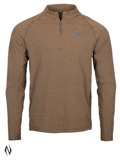 LEUPOLD COVERT PRO 1/4 ZIP SHADOW BROWN MEDIUM Image