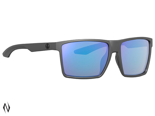 LEUPOLD SUNGLASSES DESOTO DARK GREY BLUE MIRROR Image