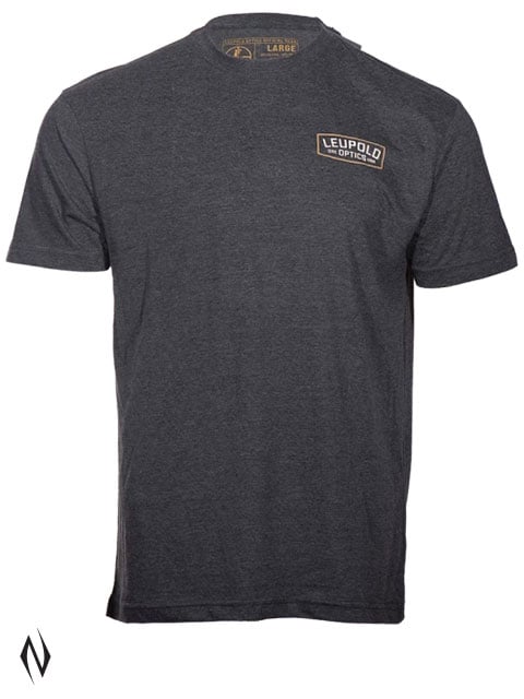 LEUPOLD BADGE TEE CHARCOAL LARGE Image