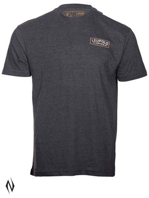 LEUPOLD BADGE TEE CHARCOAL XX-LARGE Image
