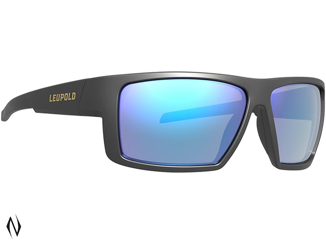 LEUPOLD SUNGLASSES SWITCHBACK MATTE BLACK BLUE MIRROR Image
