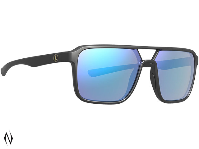 LEUPOLD SUNGLASSES BRIDGER MATTE BLACK BLUE MIRROR Image