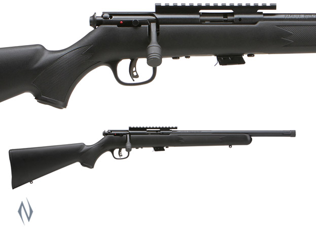 SAVAGE MKII 22LR FVSR BLUED SYNTHETIC VARMINT THREADED 16.5" Image