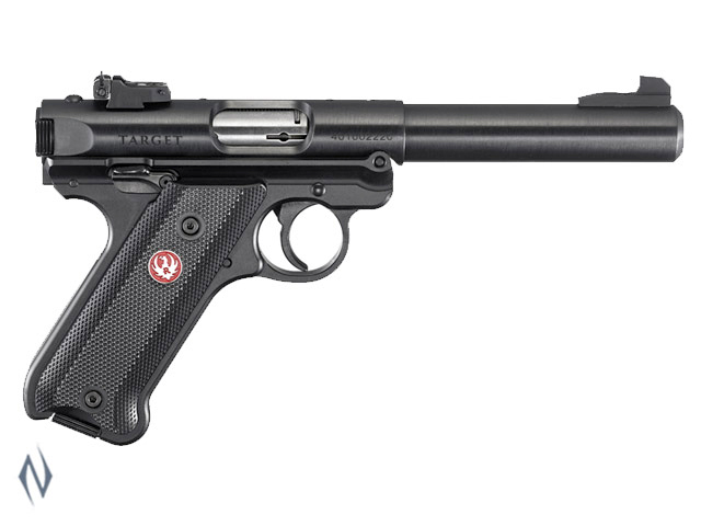 RUGER MKIV 22LR TARGET BLUED 140MM Image