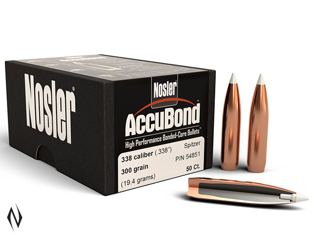 NOSLER 338 300GR ACCUBOND 50PK Image