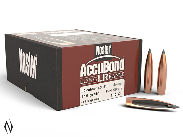 NIOA - NOSLER 308 210GR SP ACCUBOND LR 100PK