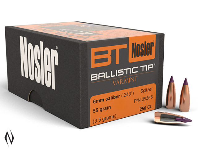 NOSLER 243 55GR BALLISTIC TIP 250PK Image