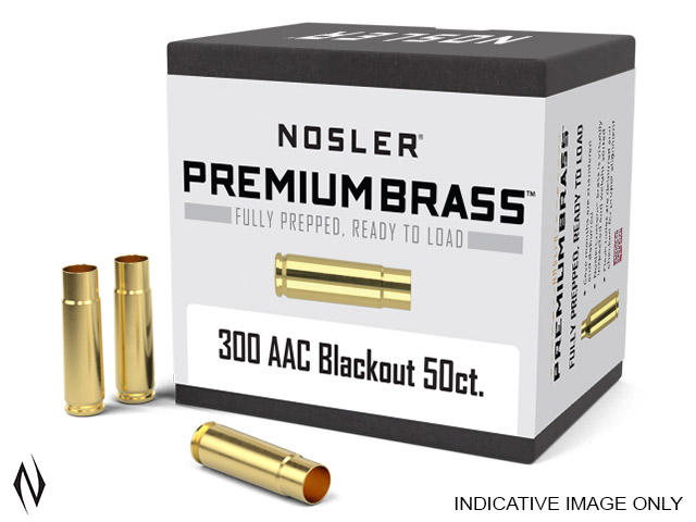 NOSLER PREMIUM BRASS 300 AAC BLACKOUT 250PK Image