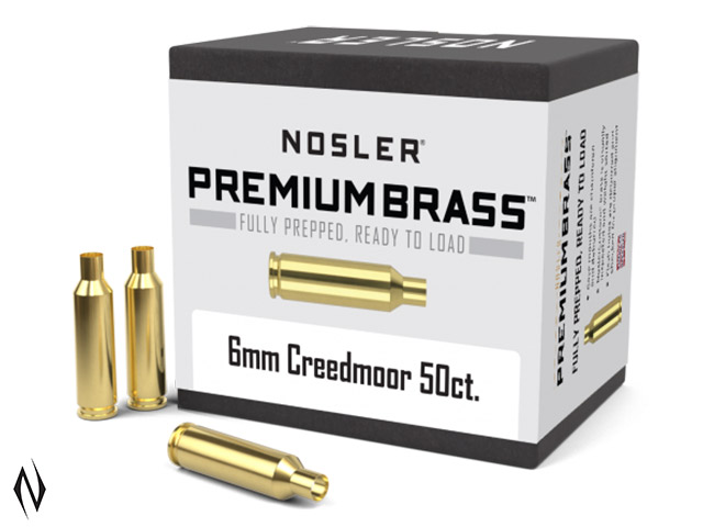 NOSLER PREMIUM BRASS 6MM CREEDMOOR 50PK Image