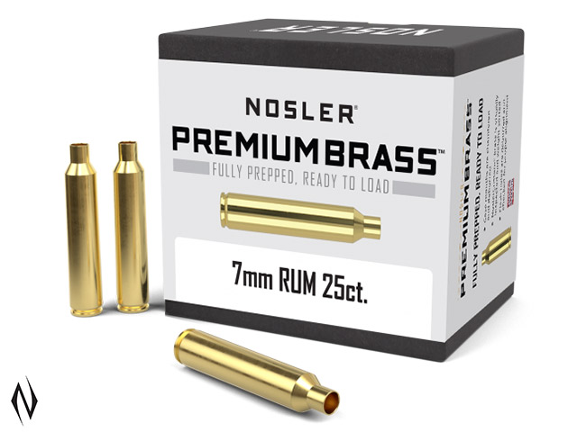 NOSLER PREMIUM BRASS 7MM RUM 25PK Image