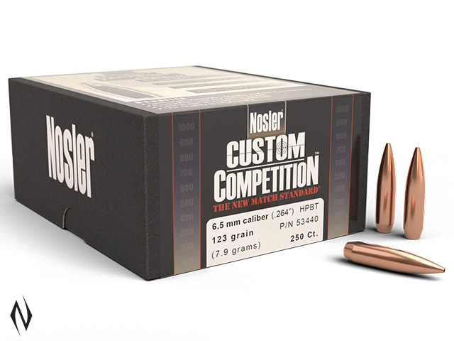 NOSLER 6.5MM 123GR HPBT CUSTOM COMP 250PK Image