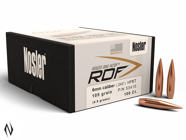 NOSLER RDF 243 115GR HPBT 100PK Image