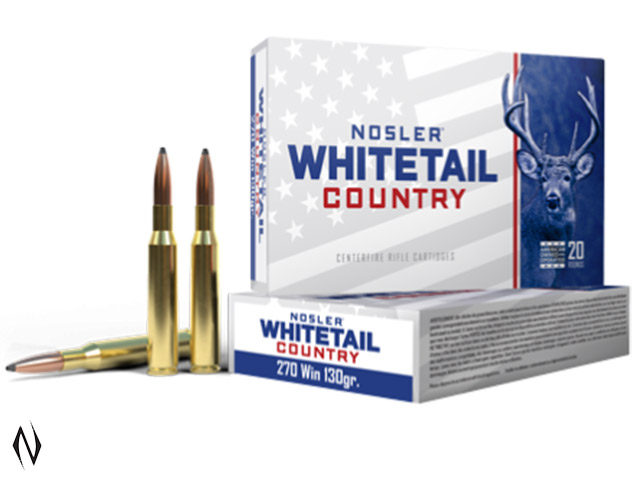 NOSLER WHITETAIL AMMO 270 WIN 130GR SB SP Image