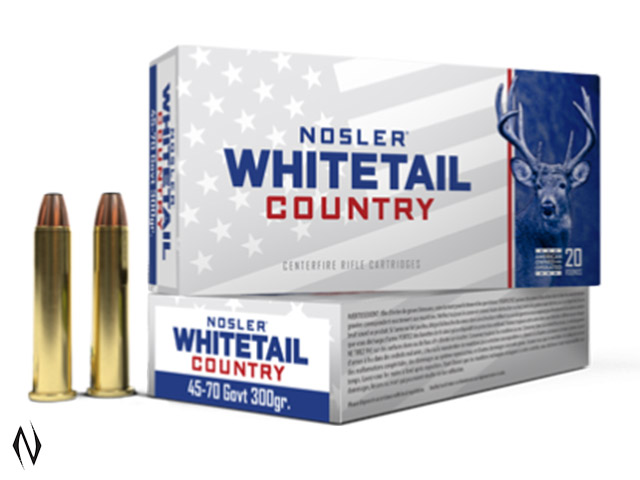 NOSLER WHITETAIL AMMO 45-70 GOVT 300GR SW Image