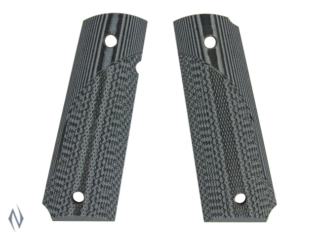 PACHMAYR G10 TACTICAL GRIPS 1911 GREY / BLACK FINE Image