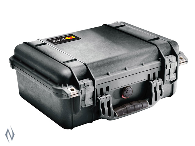 PELICAN 1450 MEDIUM HANDGUN CASE BLACK Image