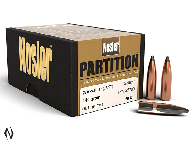 NOSLER 270 140GR PARTITION 50PK Image