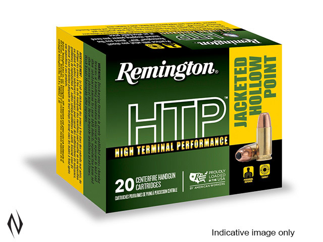REMINGTON 9MM LUGER +P 115GR JHP HTP Image