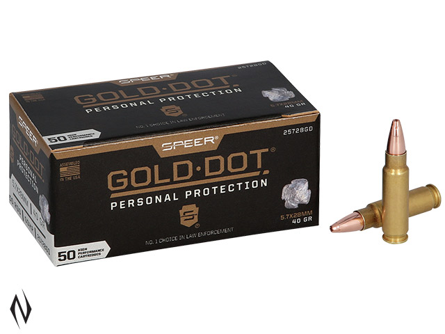 SPEER AMMO 5.7X28 40GR GDHP GOLD DOT Image