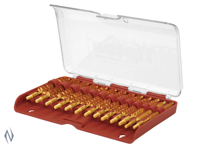 TIPTON 13 PIECE RIFLE BEST BORE BRUSHES 17 - 45 CAL Image