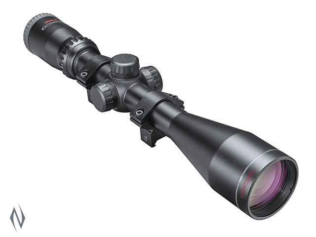 TASCO SPORTSMAN 6-24X44 TRUPLEX + WEAVER RINGS Image