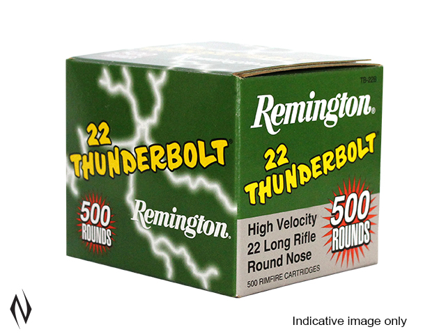 REMINGTON 22LR 40GR HV RN THUNDERBOLT 500 PK 1255FPS Image