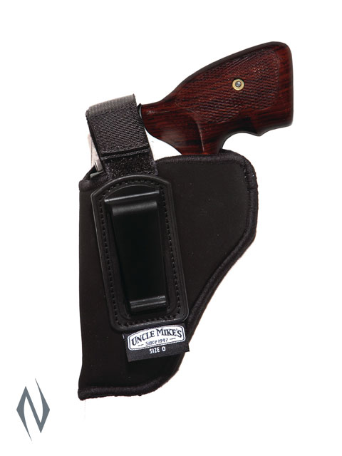 UNCLE MIKES INSIDE THE PANTS HOLSTER BLACK SIZE 0 LH Image