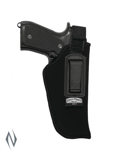 UNCLE MIKES INSIDE THE PANTS HOLSTER BLACK SIZE 5 RH Image