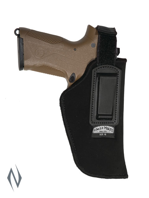 UNCLE MIKES INSIDE THE PANTS HOLSTER BLACK SIZE 15 RH Image